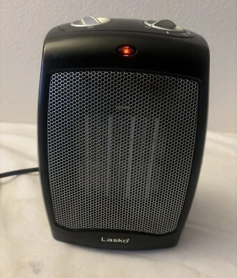 Ceramic Adjustable Thermostat Tabletop or Under-Desk Heater, Lasko