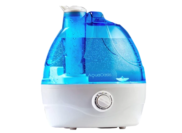 Cool Mist Humidifier with 2.2L Water Tank, Quiet Ultrasonic Operation — Humidifier, AquaOasis