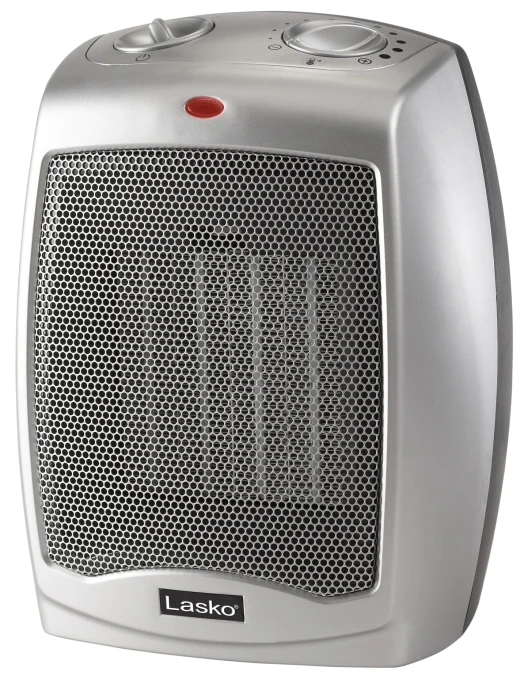 Desktop Electric Ceramic Space Heater with Adjustable Thermostat, Lasko