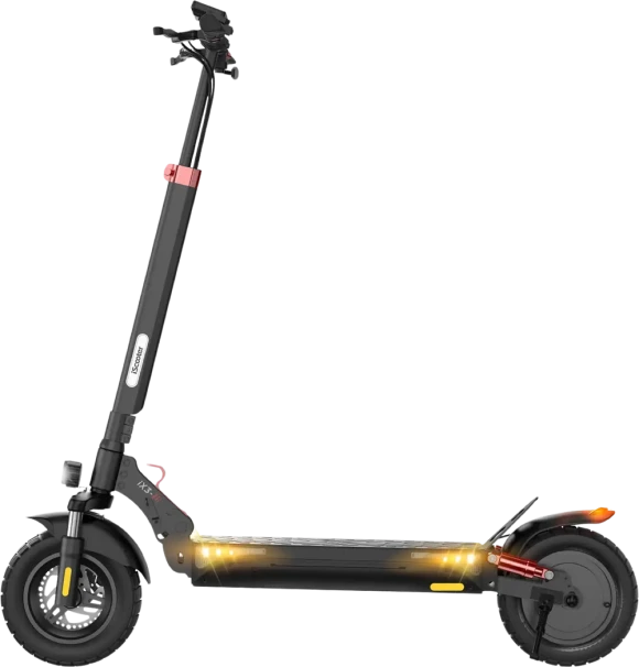 Electric Scooter with Off-Road Tires and Adjustable Handlebar — Electric Scooter, iScooter