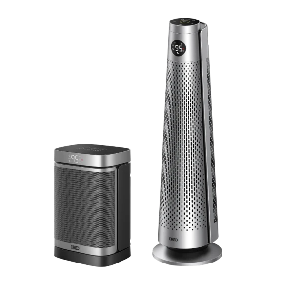 Space Heater, 1500W Portable Electric Heater for Indoor Use with Remote, Thermostat, 70° Oscillation, 12H Timer, 5..., Dreo
