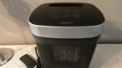 Portable Space Heater with Remote Control - 1500W PTC Electric Heater for Indoor Use, JIBUFI