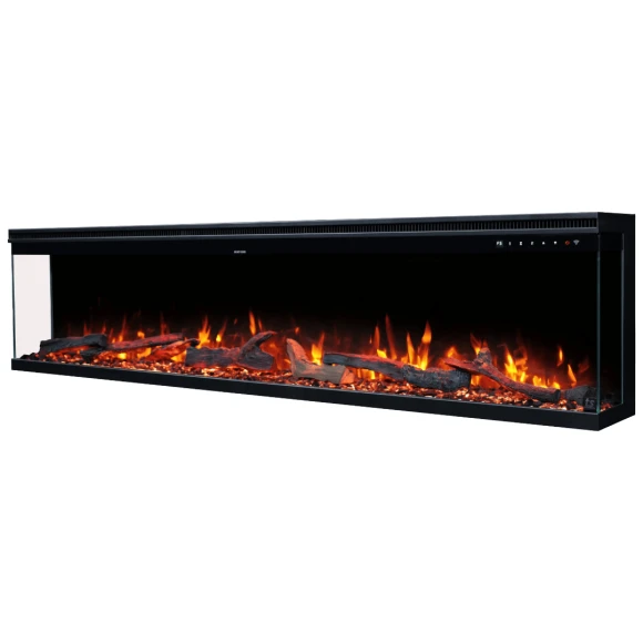 3-Sided Smart Electric Fireplace, Touchstone