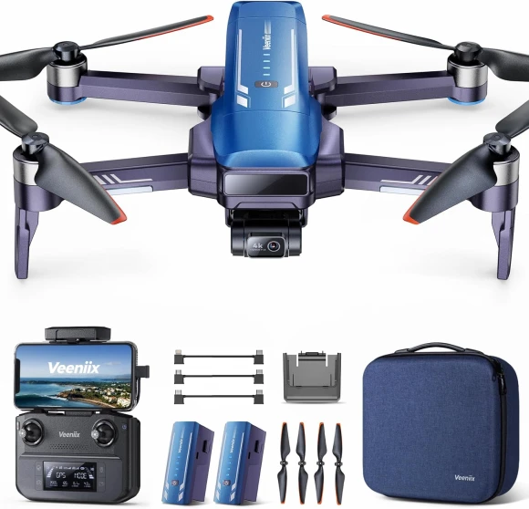 8K Camera Drone with 3-Axis Gimbal, 80min Flight Time — Drone, Veeniix