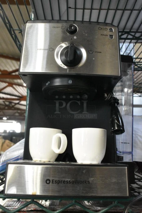 All-In-One Espresso Machine with Milk Frother, EspressoWorks
