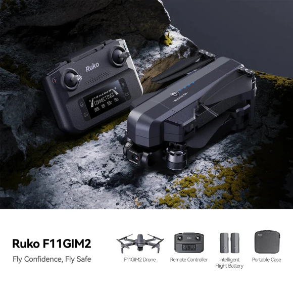Drone with Gimbal and 4K Camera — Drone, Ruko