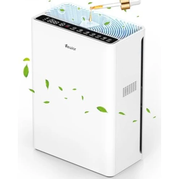 H13 HEPA Air Purifier for Large Rooms up to 2200 sqft with Fragrance Sponge and Timer — Air Purifier, VEWIOR