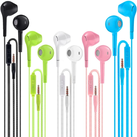 Noise Isolating Wired Earbuds with Microphone — Wireless Earbuds, Jogteg