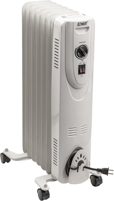 Oil-Filled Radiant Radiator Space Heater, EZ-HEAT