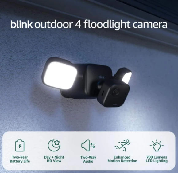 Outdoor Floodlight Camera, Blink