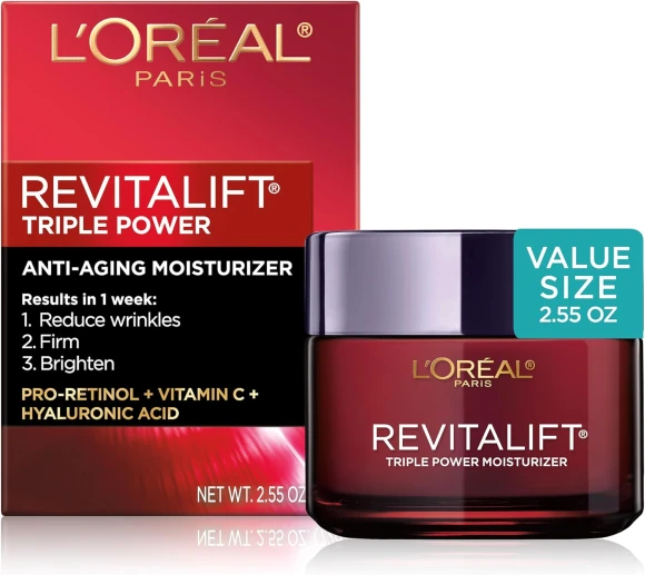 Revitalift Triple Power Anti-Aging Face Moisturizer, L'OREAL PARIS