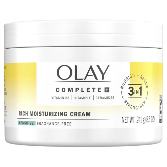 Rich Moisturizing Cream Fragrance-Free, Olay