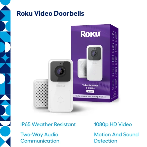 Smart Video Doorbell & Chime — Video Doorbell, Roku