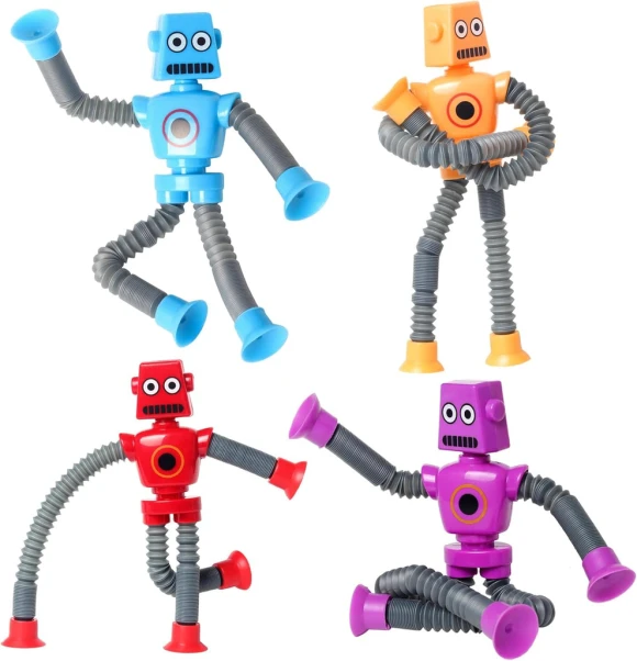 Telescopic Suction Cup Robot Easter Toy, SYSAMA