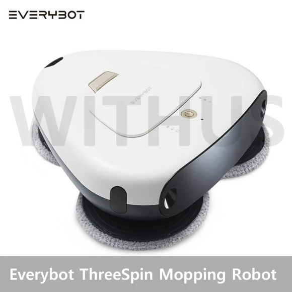 Three-Spin Robot Mop - Ultra Quiet Smart Mopping Robot Cleaner — Robot Vacuum, EVERYBOT
