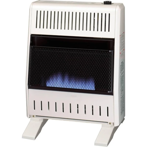Ventless Natural Gas Blue Flame Space Heater with Thermostat Control, ProCom