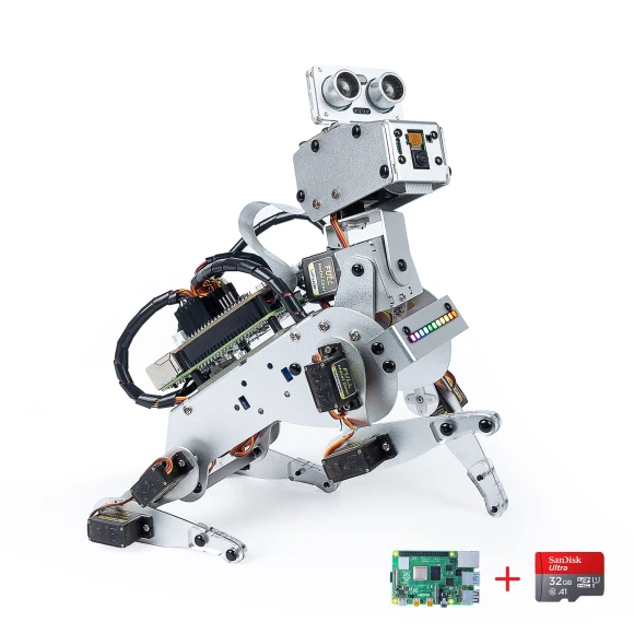 AI Robot Dog Kit for Raspberry Pi — Robot Pet, SunFounder