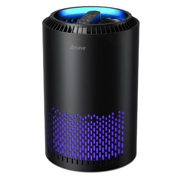 Air Purifier for Smoke, Pollen, Dander, and Smell with Sleep Mode — Air Purifier, AROEVE