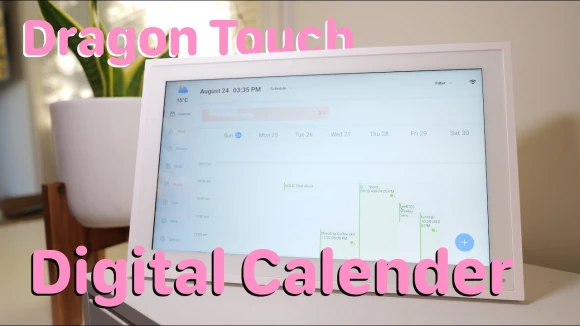 Digital Calendar Chore Chart, Dragon Touch