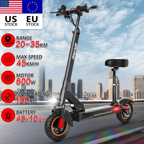 Electric Scooter with Seat for Adults — Electric Scooter, LET IT GO