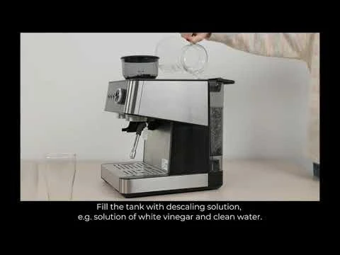 Espresso Machine with Grinder and Milk Frother — Coffee Maker, COWSAR