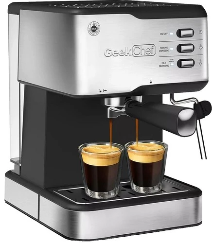 Espresso Machine with Milk Frother — Coffee Maker, Gevi