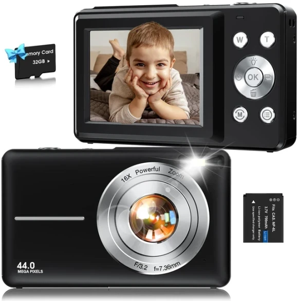 Small Digital Point and Shoot Compact Camera, CAMKORY
