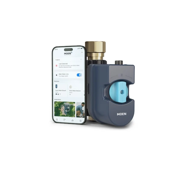 Smart Water Shutoff with Smart Water Detector — Water Shut Off Valve, Moen