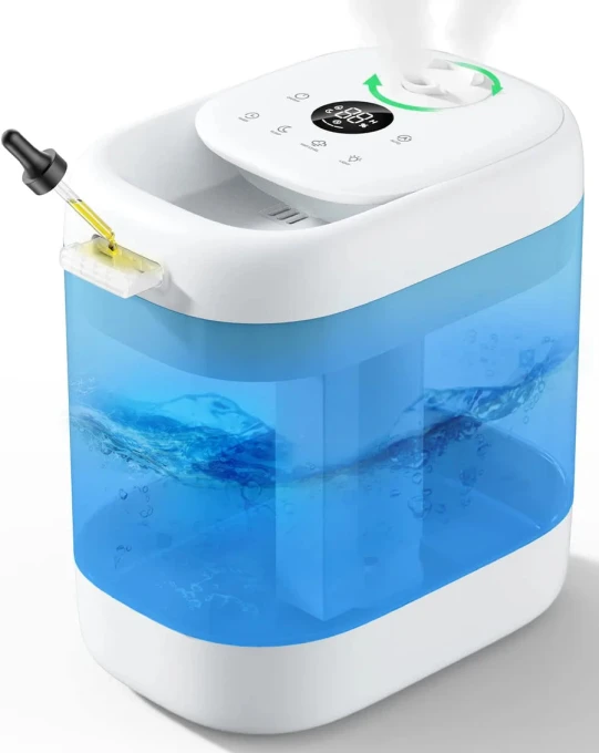 Super Easy to Clean Top Fill Auto Adapt Cool Mist Humidifier — Humidifier, Homvana