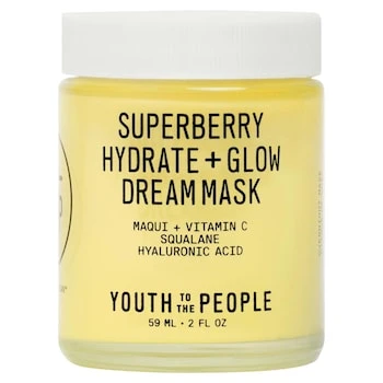 Superberry Hydrate + Glow Dream Mask, Youth To The People