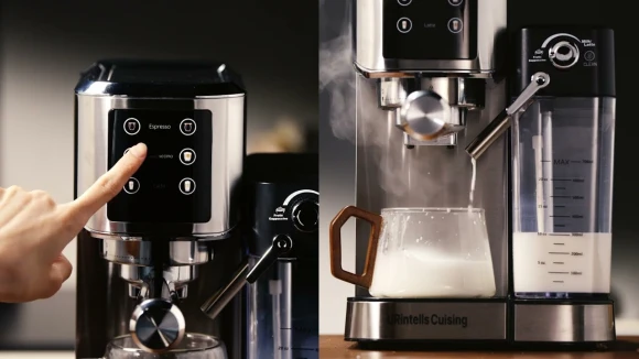 Touchscreen Espresso Maker with Automatic Milk Frother — Coffee Maker, URintells Cuising