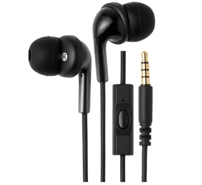 Wired Earbuds with Microphone, Amazon Basics