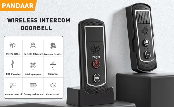 Wireless Intercom Doorbell — Video Doorbell, PANDAAR