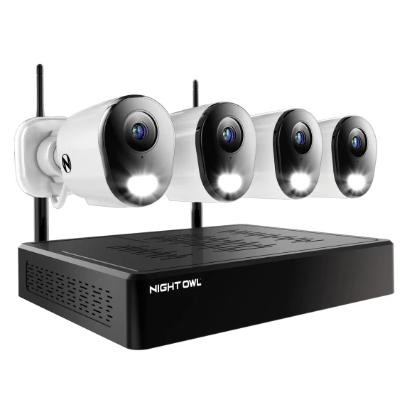 10 Channel Bluetooth Video Home Security Camera System — Security Camera, Night Owl