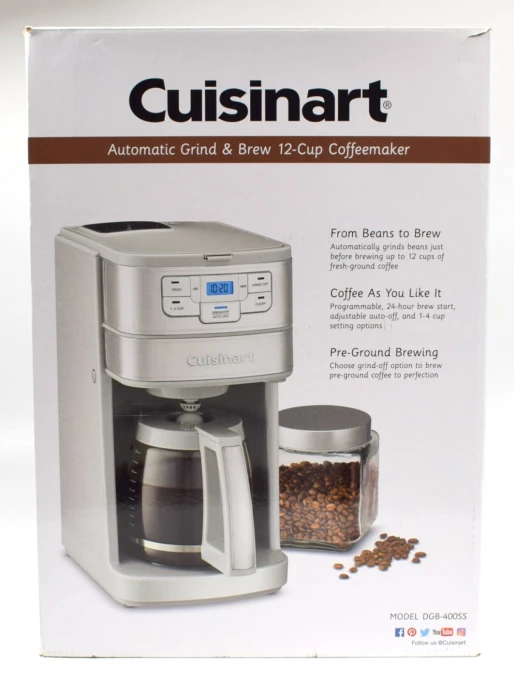 Automatic Grind and Brew 12-Cup Coffeemaker — Coffee Maker, Cuisinart