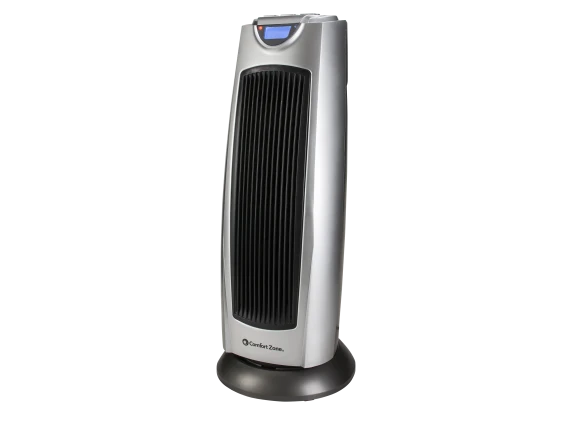 Electric Oscillating Ceramic Tower Space Heater, Comfort Zone