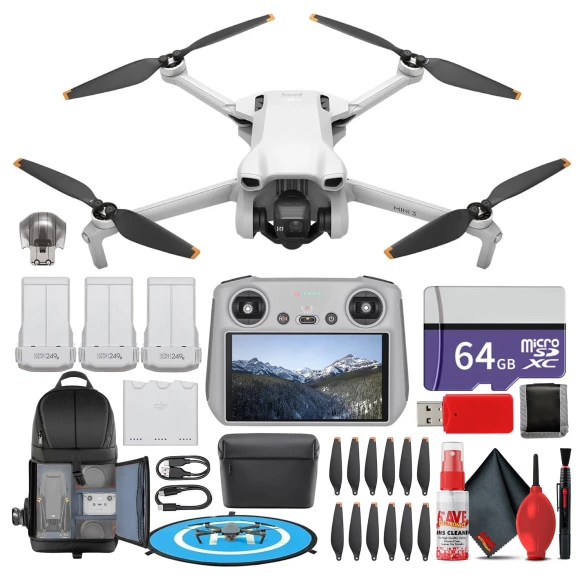 Mini 3 Fly More Combo with Remote Controller — Drone, DJI