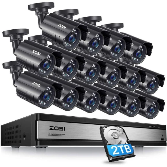 16Channel Security Camera System — Security Camera, ZOSI