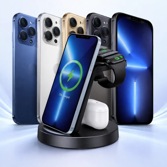 3 in 1 Wireless Charging Station, SHENZHEN GTL TECHNOLOGY CO .,LTD