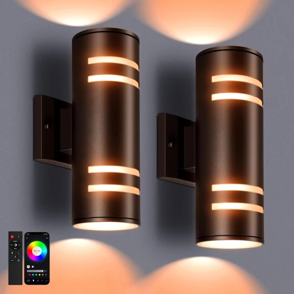 Modern Outdoor Wall Light, WISELUME