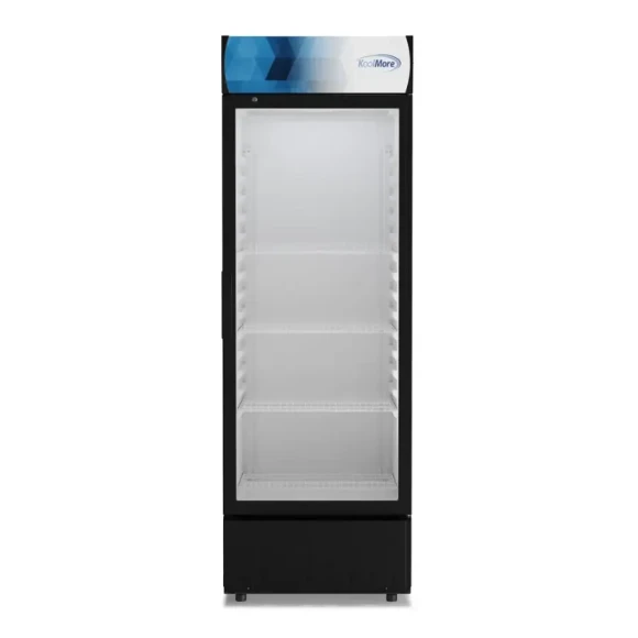 Commercial One Glass Door Display Upright Beverage Refrigerator Cooler Merchandiser, KoolMore