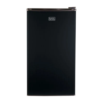 Compact Refrigerator Energy Star Single Door Mini Fridge with Freezer, BLACK+DECKER