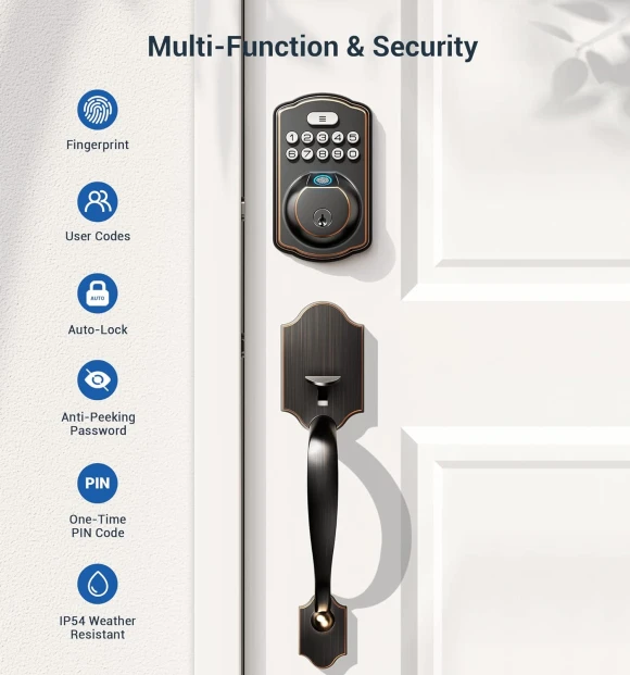 Fingerprint Door Lock — Smart Lock, Veise