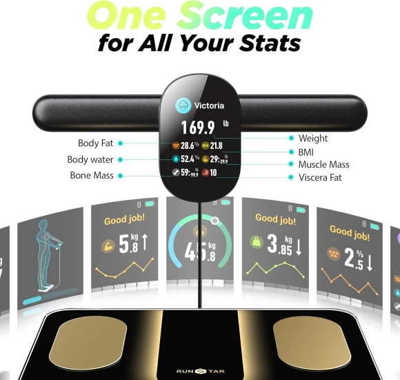 Smart Scale with Body Composition Analysis — Smart Scale, runstar