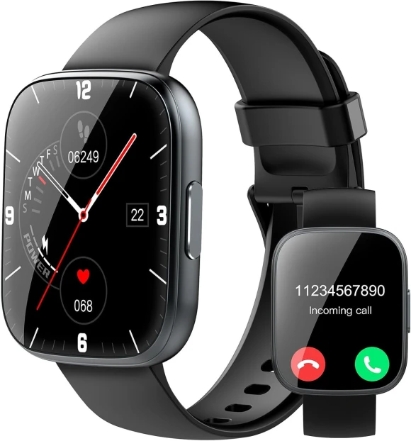 Smart Watch with HD Touch Screen, Fitness Tracking, and Bluetooth Calling — Smart Watch, Puqo