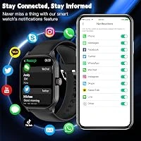Smart Watch with Heart Rate, SpO2, Sleep, Stress Monitor, Bluetooth Calling, IP68 Waterproof — Smart Watch, Odsslgw