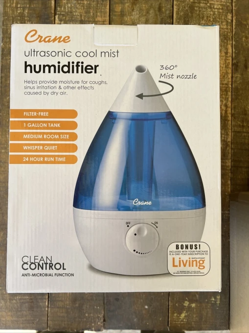 Ultrasonic Cool Mist Teardrop Humidifier — Humidifier, Crane