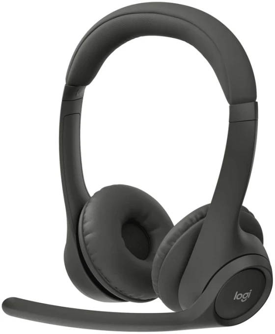 Wireless Bluetooth Headset with Noise-Canceling Microphone — Wireless Earbuds, Logitech