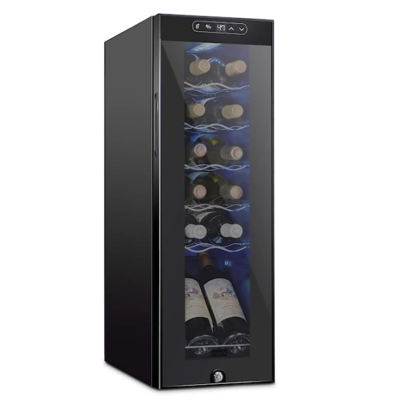 12 Bottle Compressor Wine Cooler Refrigerator, SCHMÉCKÉ