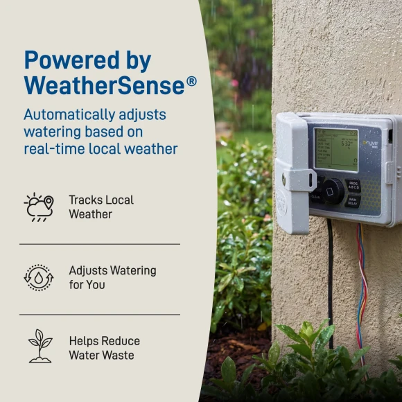 6-Zone Smart Indoor/Outdoor Sprinkler Controller — Irrigation System, Orbit